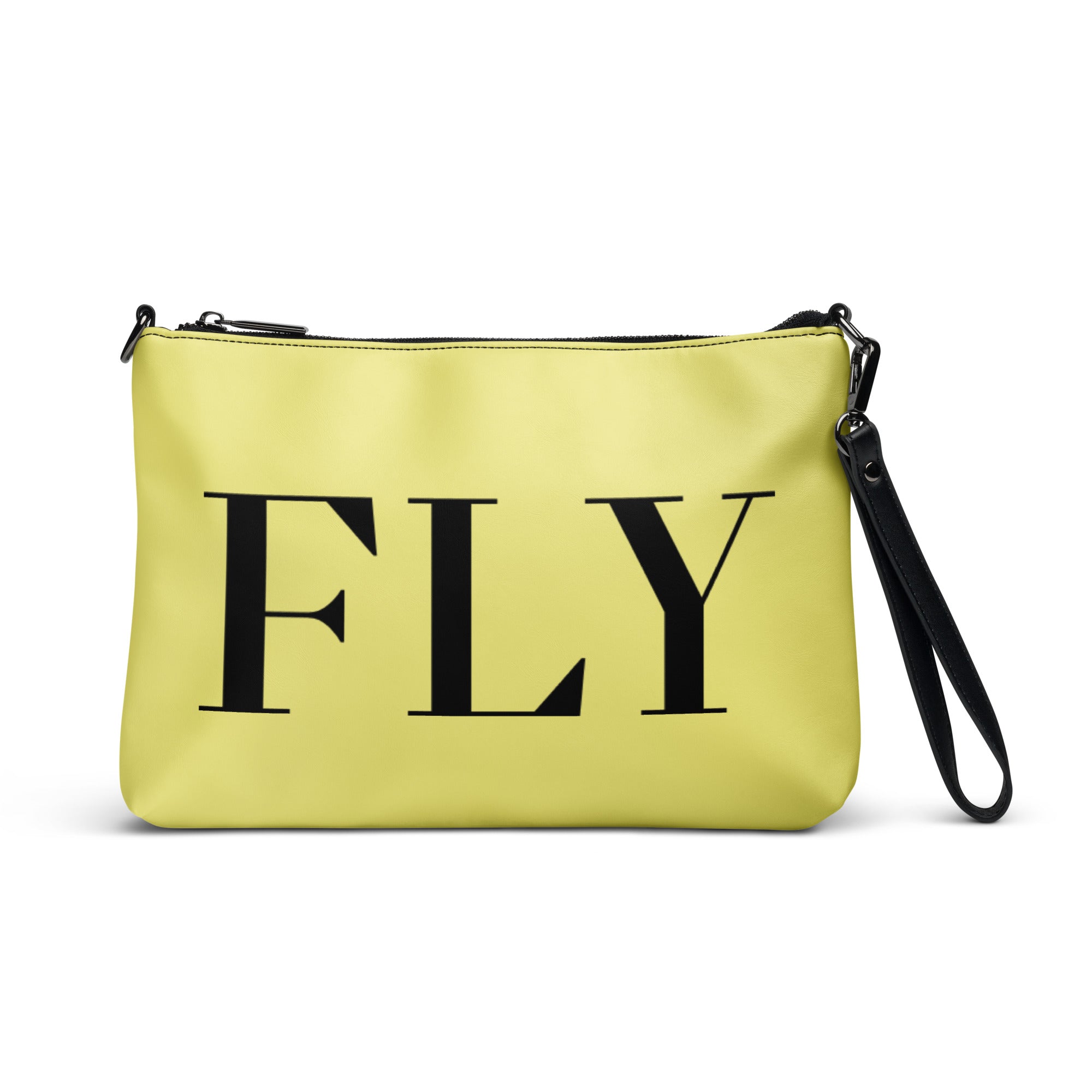 Black / Yellow Crossbody Bag