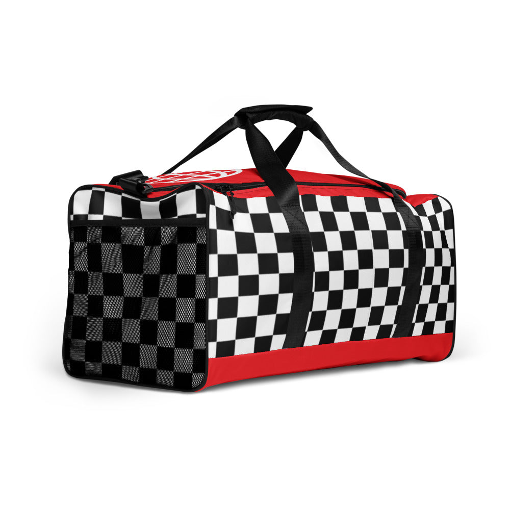 Checkered Red Duffle bag