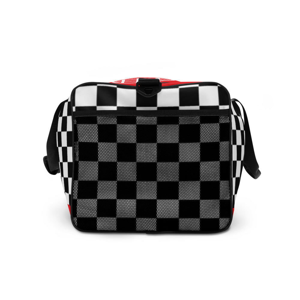 Checkered Red Duffle bag