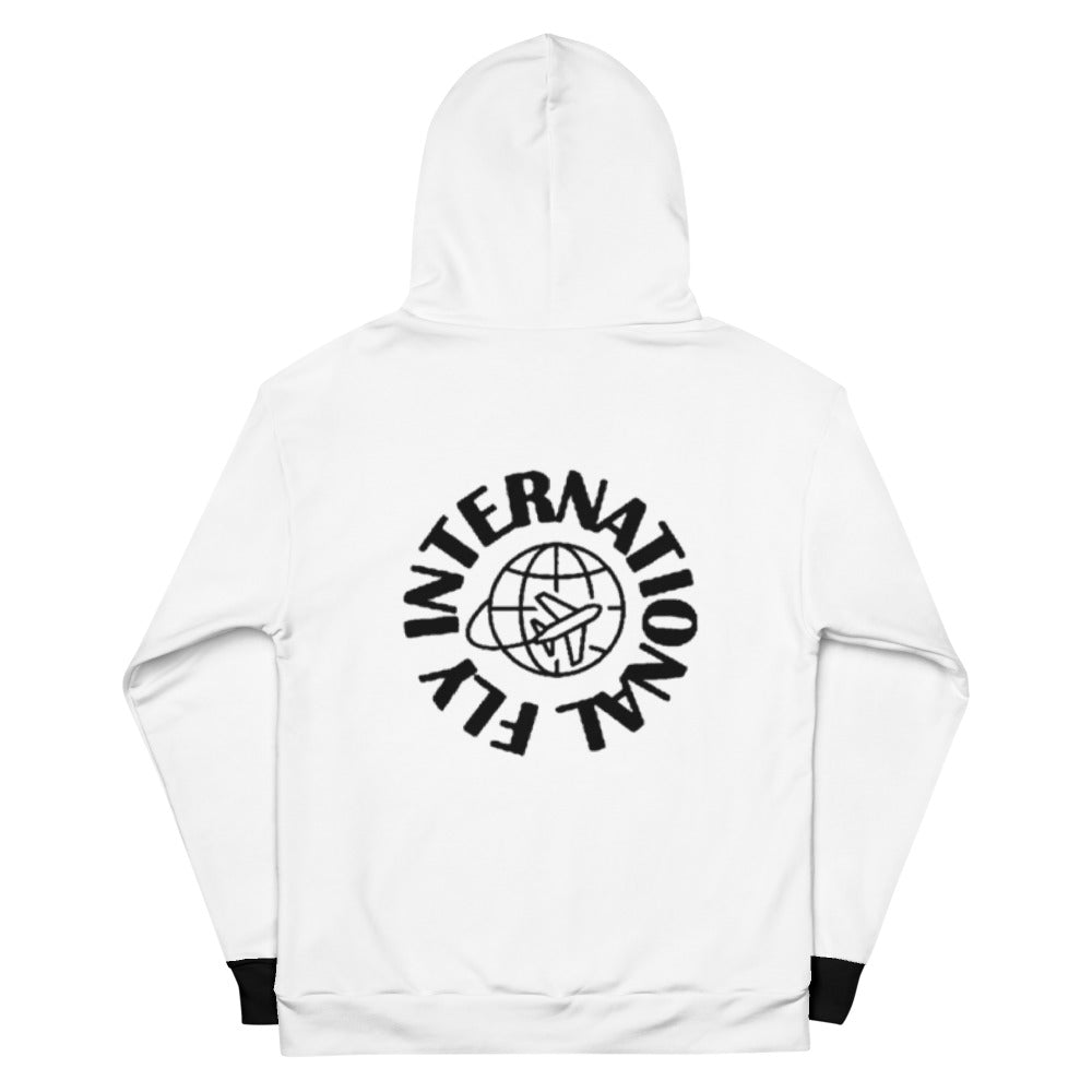 Global BLK / WHT Unisex Hoodie