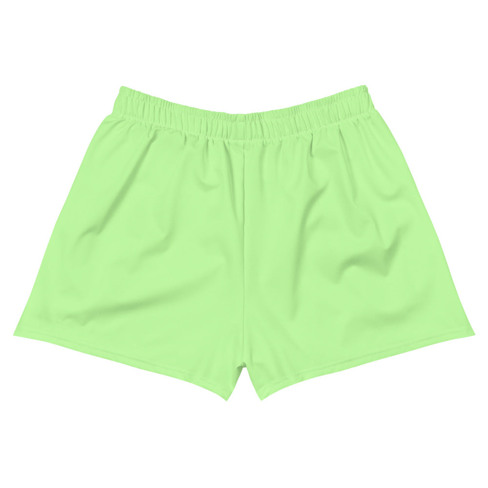 Neon Green Women's Athletic Shorts