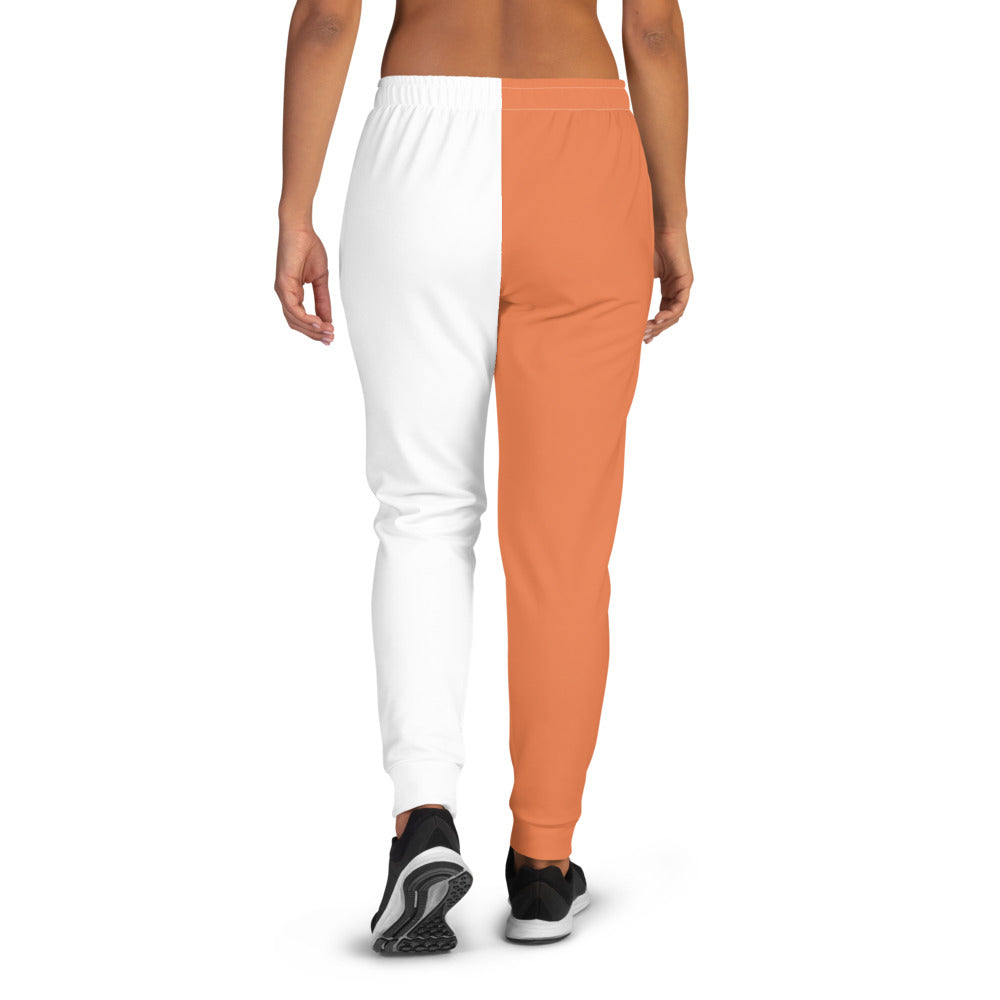 White / Celosia Orange Women's Joggers