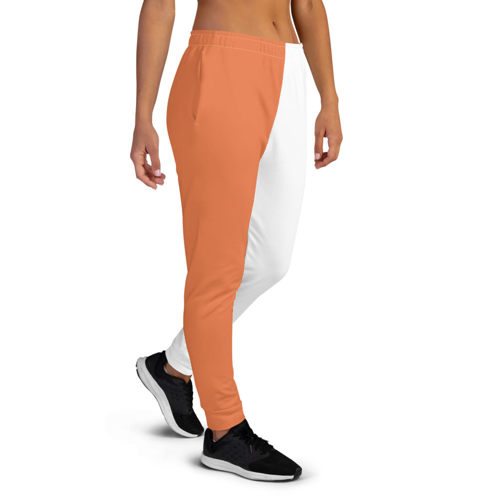 White / Celosia Orange Women's Joggers