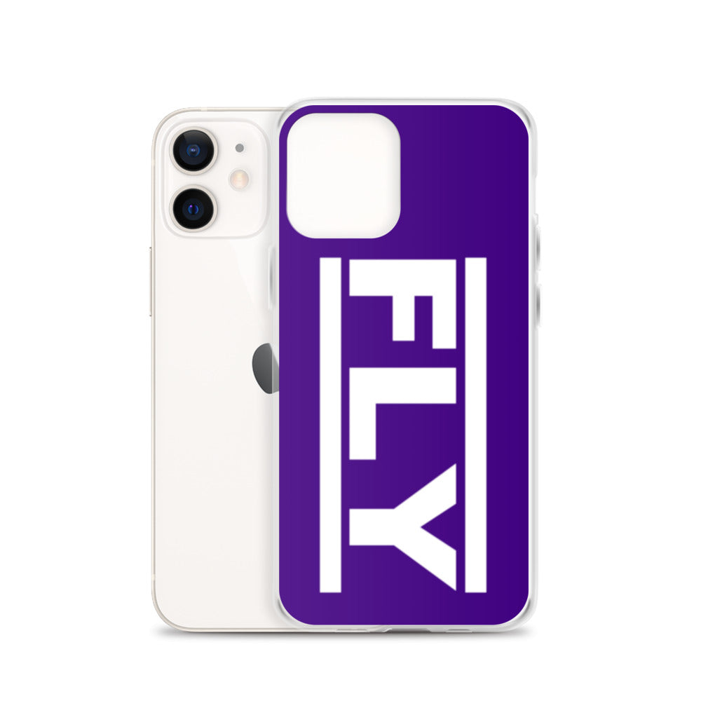 Purple FLY iPhone Case