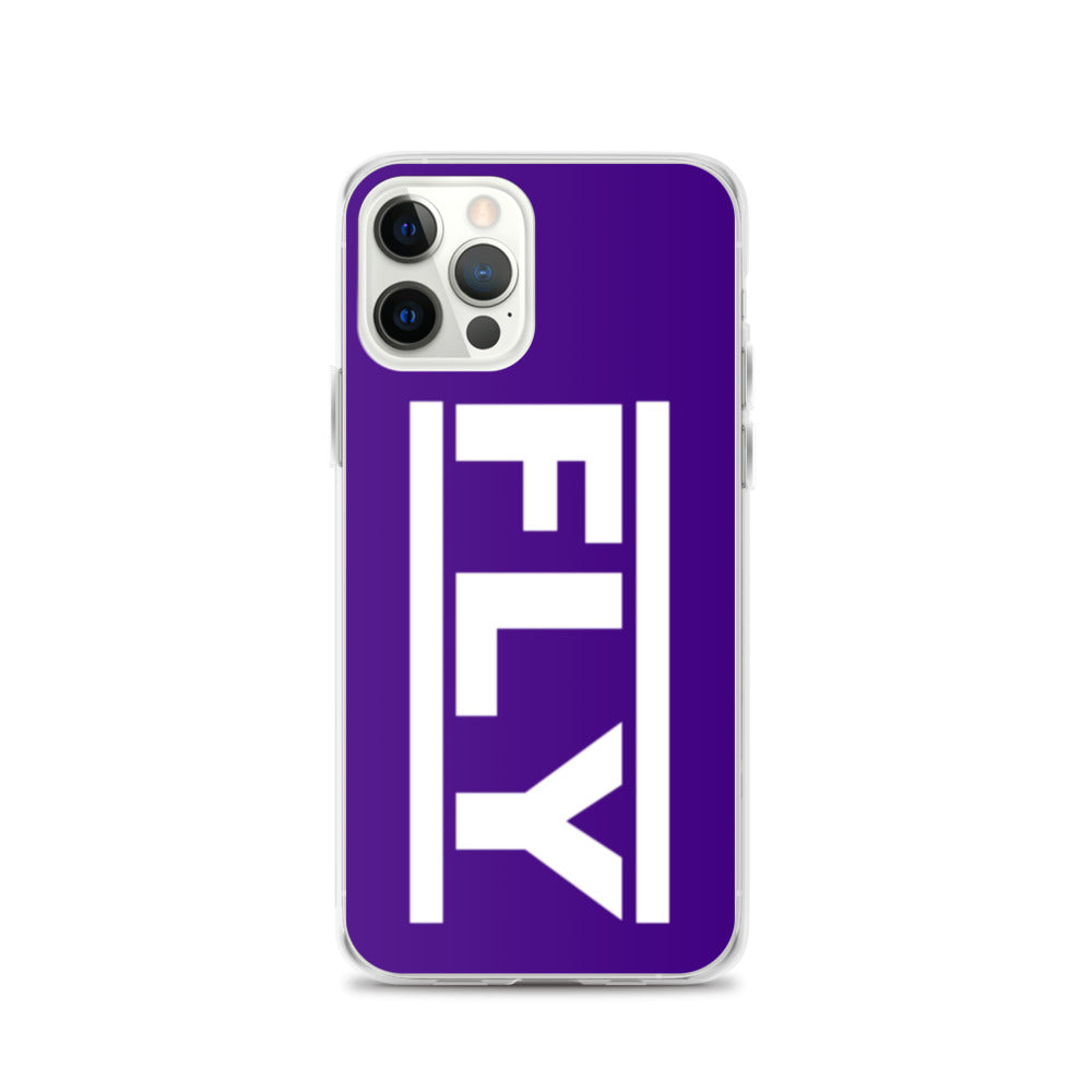 Purple FLY iPhone Case