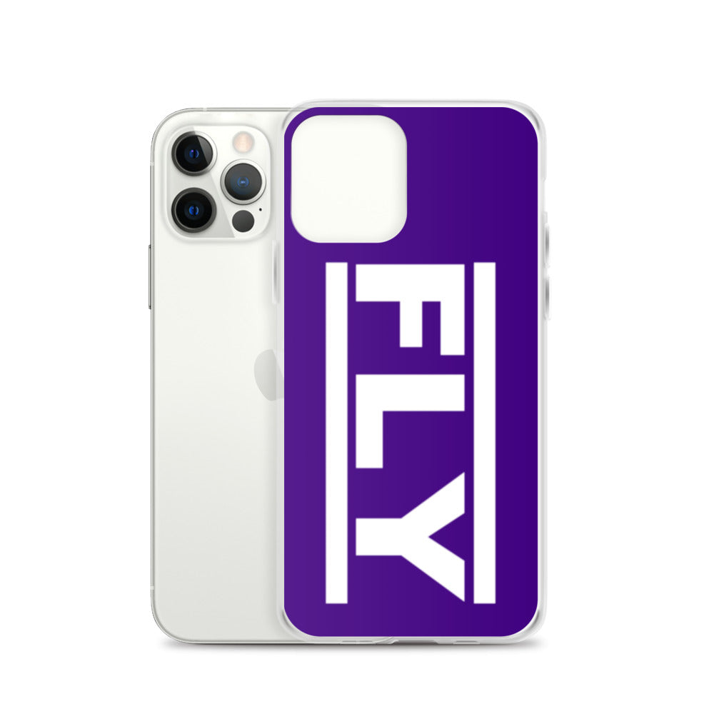 Purple FLY iPhone Case