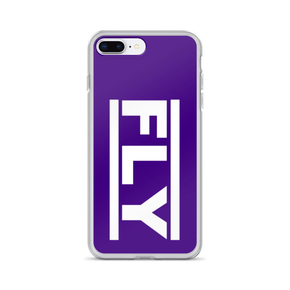 Purple FLY iPhone Case