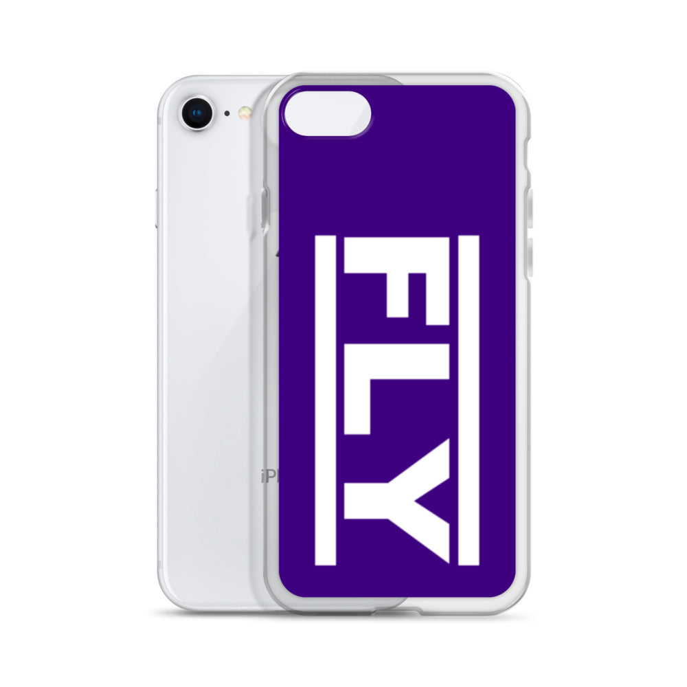 Purple FLY iPhone Case