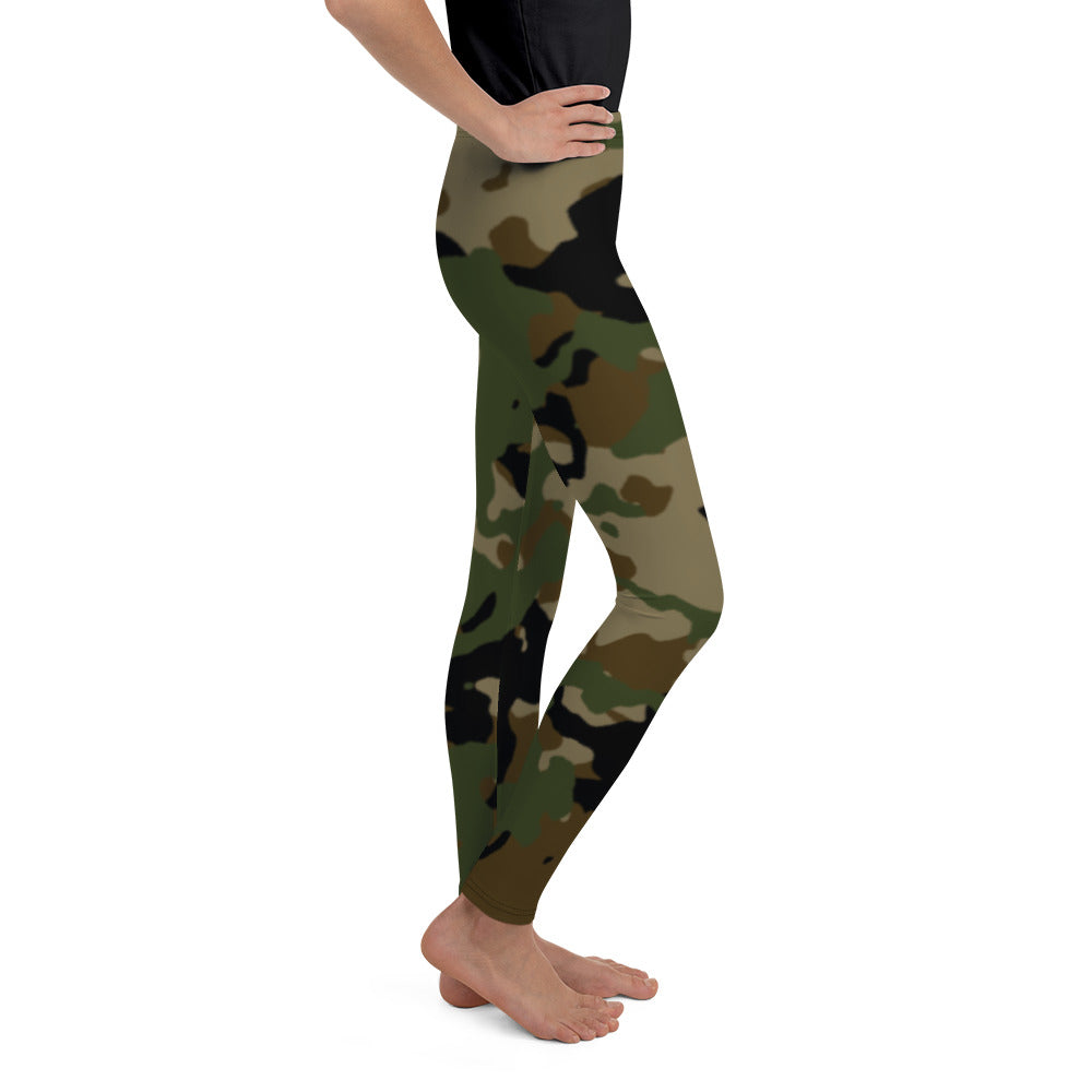 Camouflage Youth Leggings