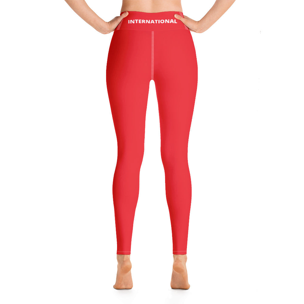 Insignia Red Yoga Leggings